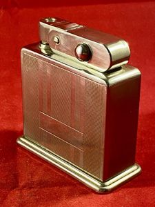 Beautiful Vintage German made DRUCO Chrome Plated Table Lighter c1950