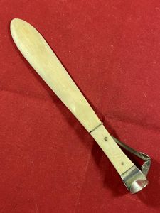 Antique German Cigar or Cheroot Cutter and Letter Opener c1910