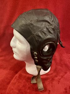 WW2 Period RAF 'Late Pattern' C-Type Wired Leather Flying Helmet …