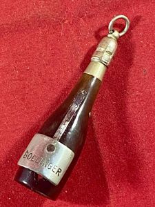Antique Victorian Horn BOLLINGER Champagne Bottle Cigar or Cheroot Cutter …