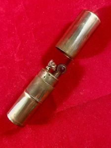 WW2 British Brass Petrol Lighter by The Parr Mfg Co. …