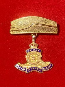 WW2 'The Royal Artillery' Sweetheart Brooch by Saunders & Sheppard …