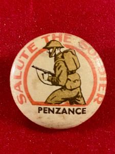 Rare WW2 Salute The Soldier - Penzance - Fundraising Tin …
