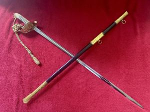 ERII Royal Navy Officer's Sword by Wilkinson Sword with Scabbard …