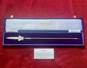 Scarce 15' Miniature Partizan Polearm as Carried by Tower of …