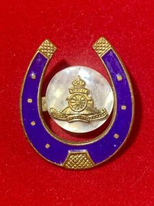 WW1 Royal Artillery Gilt Brass, Enamel and Mother of Pearl, …