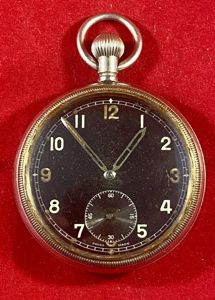 WW2 British Military Swiss made Pocket Watch Marked G.S.T.P. 198270 …