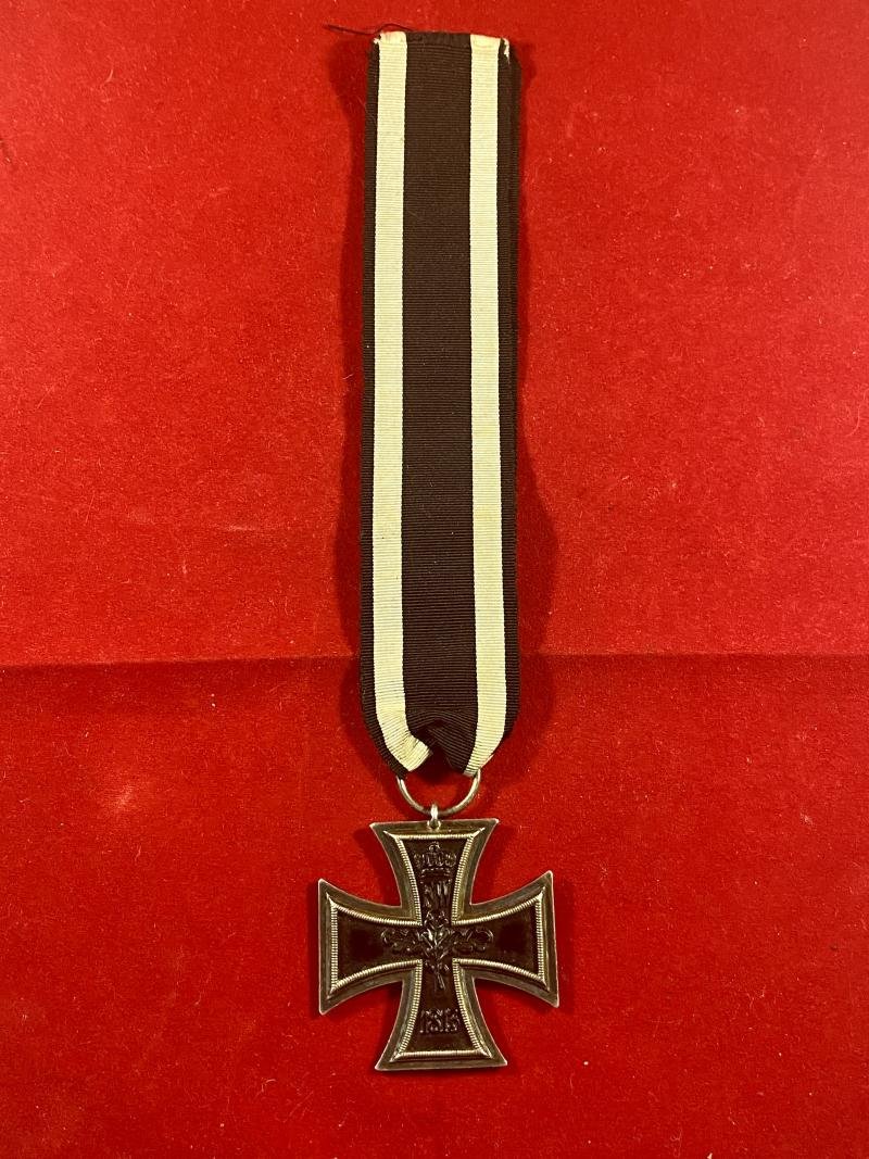 Original German WW1 1914 Iron Cross Medal 2nd Class with Long Ribbon — image 3