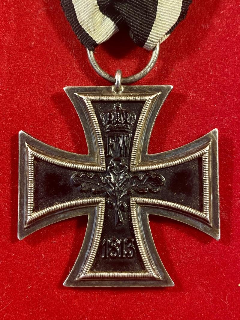 Original German WW1 1914 Iron Cross Medal 2nd Class with Long Ribbon — image 4