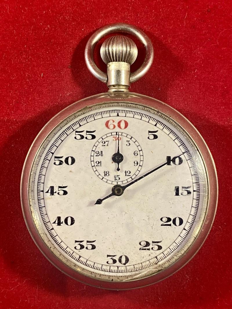 WW2 British Military Open Faced Stopwatch – PATT. 3169 — image 9