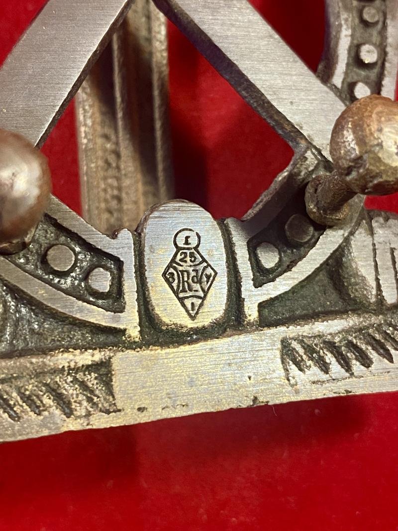 Cast Bronze Victorian Cricket Award – Quill-Pen Desk Stand c1879 — image 6