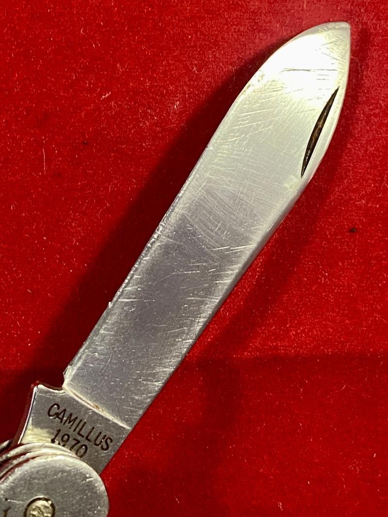 US Vietnam era Military Survival Pocket Knife by CAMILLUS dated 1970 — image 7