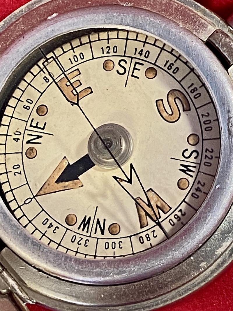 WW1 British Army Officers Full Hunter Pocket Mk VI Compass Possibly by Terrasse W. Co. — image 3