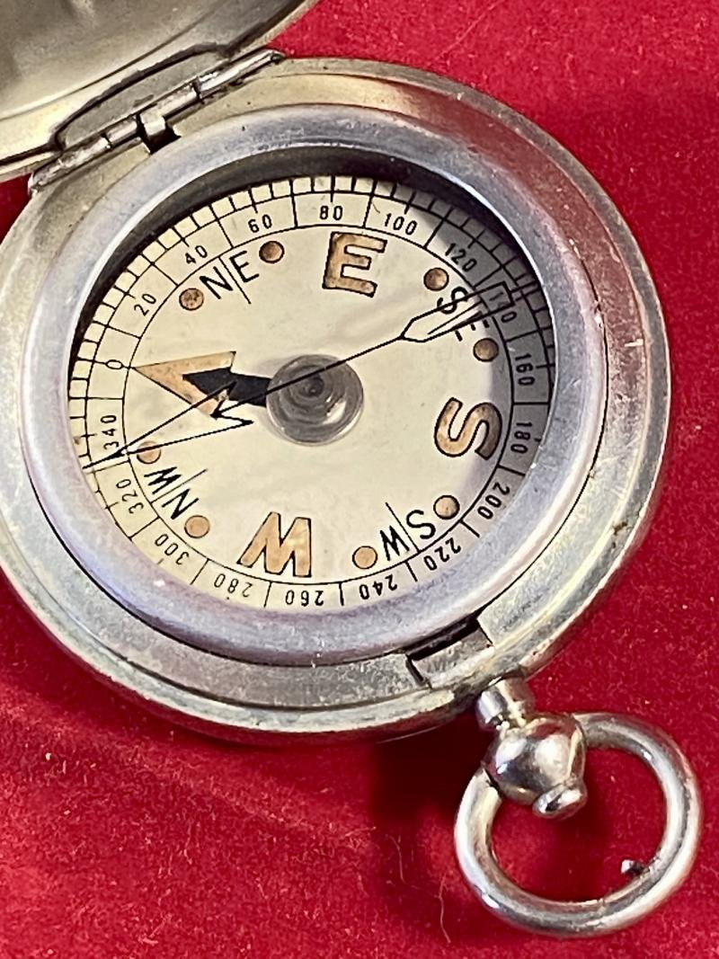 WW1 British Army Officers Full Hunter Pocket Mk VI Compass Possibly by Terrasse W. Co. — image 5