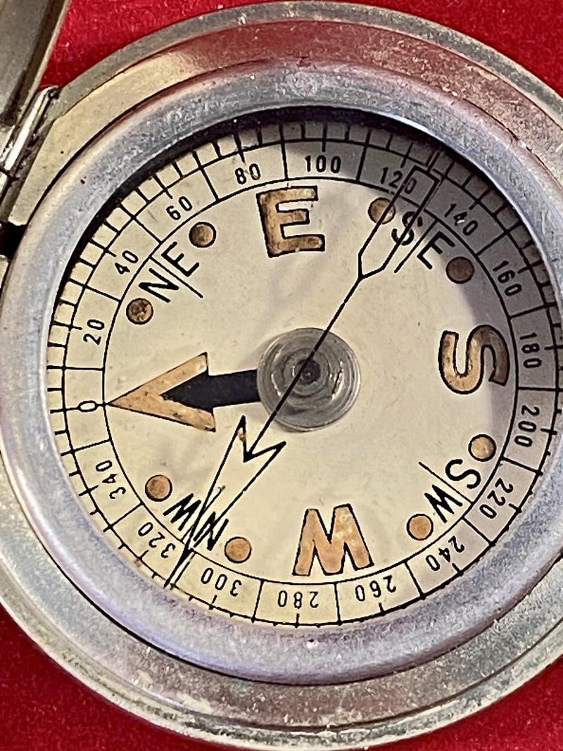 WW1 British Army Officers Full Hunter Pocket Mk VI Compass Possibly by Terrasse W. Co. — image 6