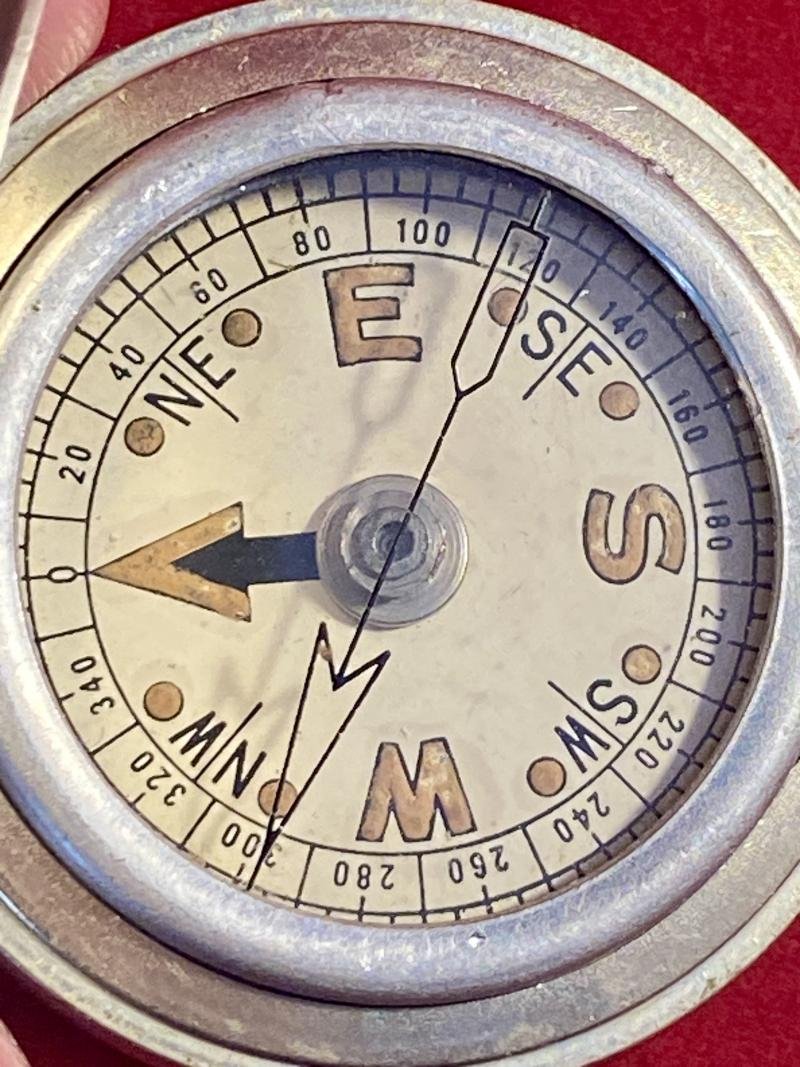 WW1 British Army Officers Full Hunter Pocket Mk VI Compass Possibly by Terrasse W. Co. — image 7