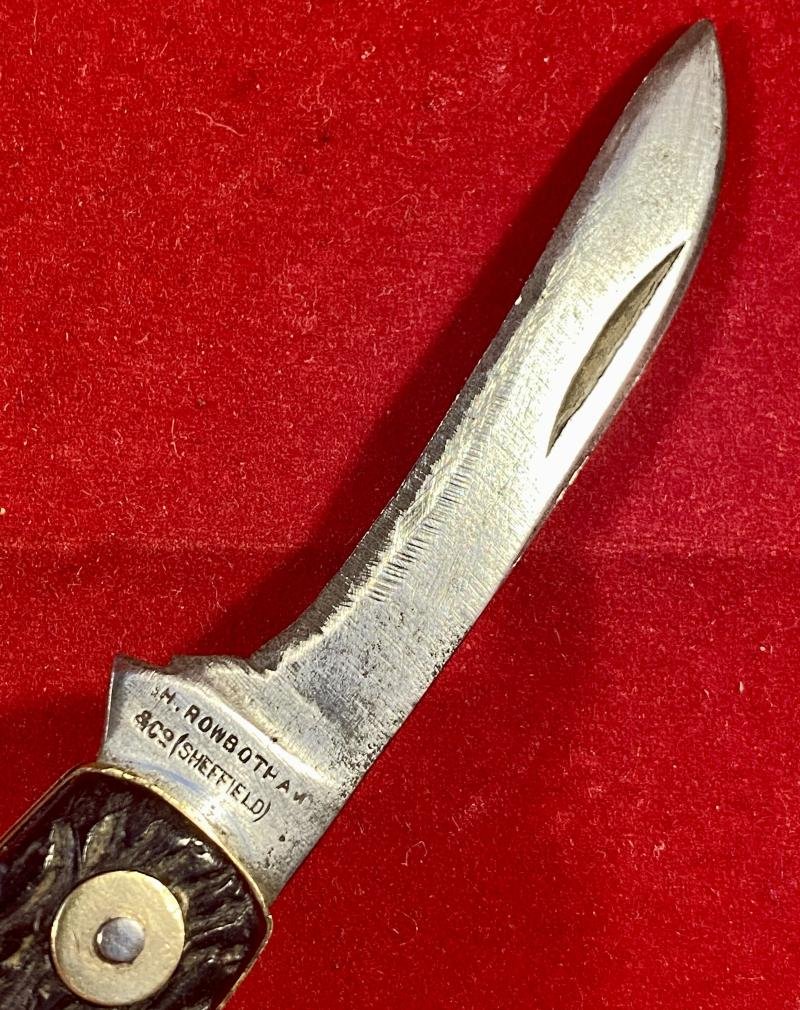 Vintage Pruning Knife with worn Blade by H. Rowbotham & Co. of Sheffield — image 7