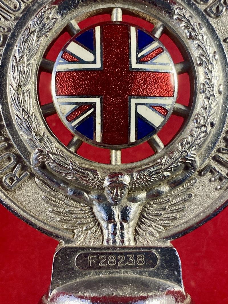 Fine RAC 'Type 6' Car Badge with Bar Mount Clamp Fitting - 1932 to 1937 — image 4
