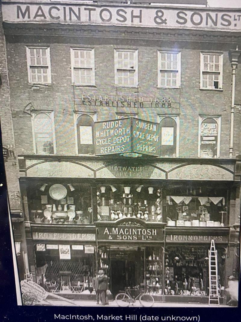Rare Antique Retraceable 1.5' Miniature Tape Measure Advertising A. MCINTOSH & SONS LTD of Cambridge c1890 — image 8