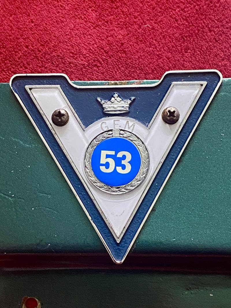 Set of Three Vintage Car Badges Relating to Guernsey - Mounted on Custom-made Metal Bracket — image 3