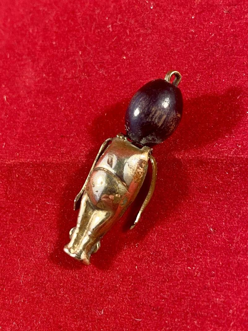 Original WW1 'FUMSUP' or TOUCH WOOD Soldier's Lucky Gold Plated Charm — image 2
