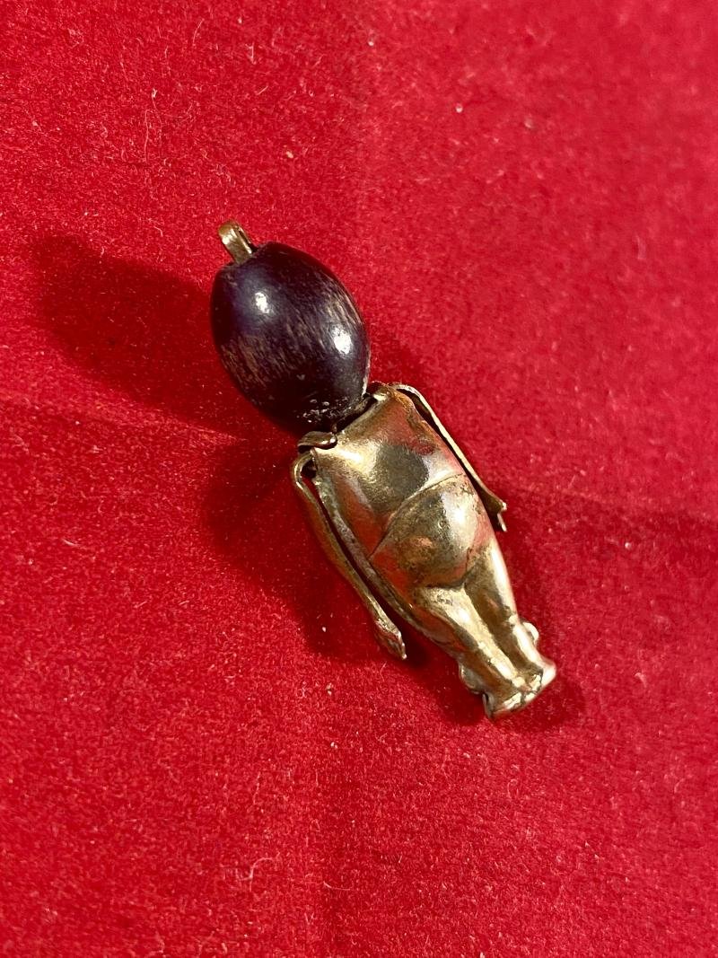 Original WW1 'FUMSUP' or TOUCH WOOD Soldier's Lucky Gold Plated Charm — image 3