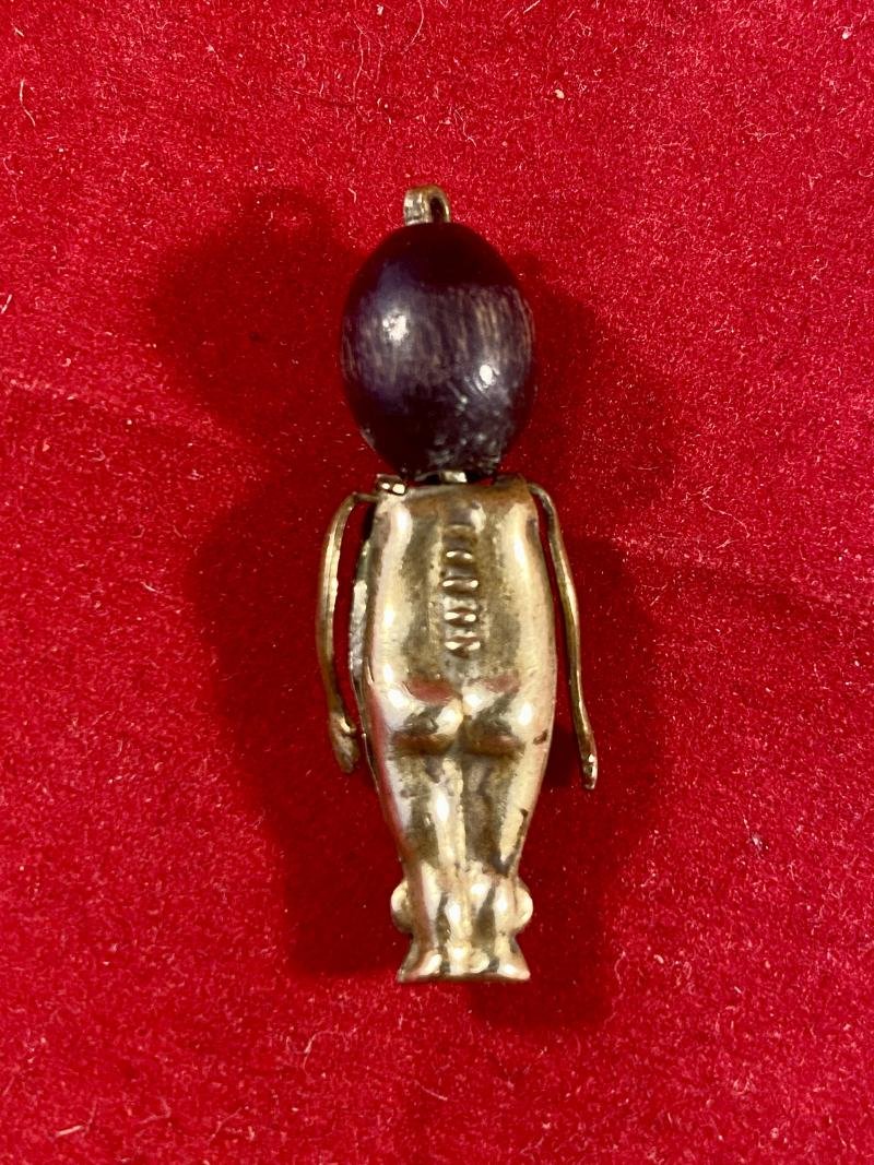 Original WW1 'FUMSUP' or TOUCH WOOD Soldier's Lucky Gold Plated Charm — image 4