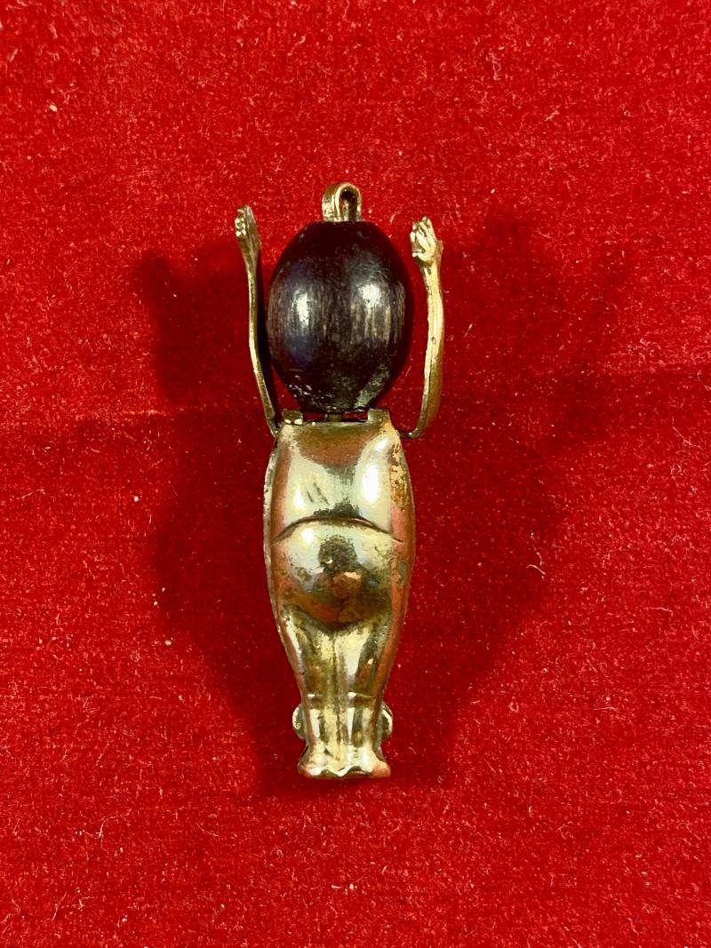 Original WW1 'FUMSUP' or TOUCH WOOD Soldier's Lucky Gold Plated Charm — image 8