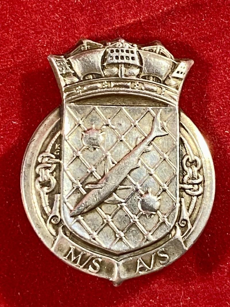 Scarce WW2 Royal Navy Patrol Service Minesweepers & Anti-Submarine - M/S A/S – Silver Badge — image 8