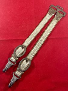 Deluxe WW2 German Army Officers Dagger Hangers with Top Oak …