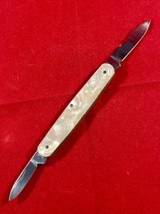 Fine Quality Vintage Double-Bladed Mother of Pearl Penknife made in …