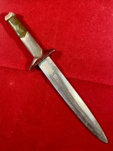 WW2 Theatre made Aluminium 'Trench Art' Combat Knife marked Egypt …