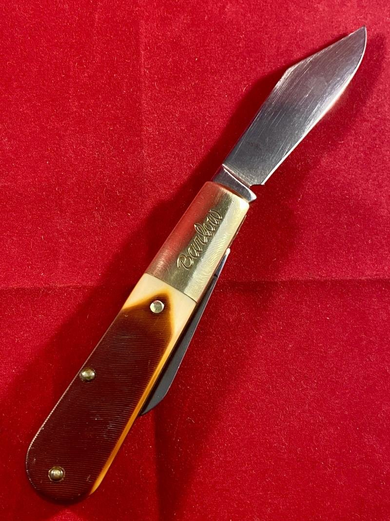 Near Mint Vintage – OLD CUTLER U.S.A. - Double Bladed Pocket Knife by Barlow — image 4