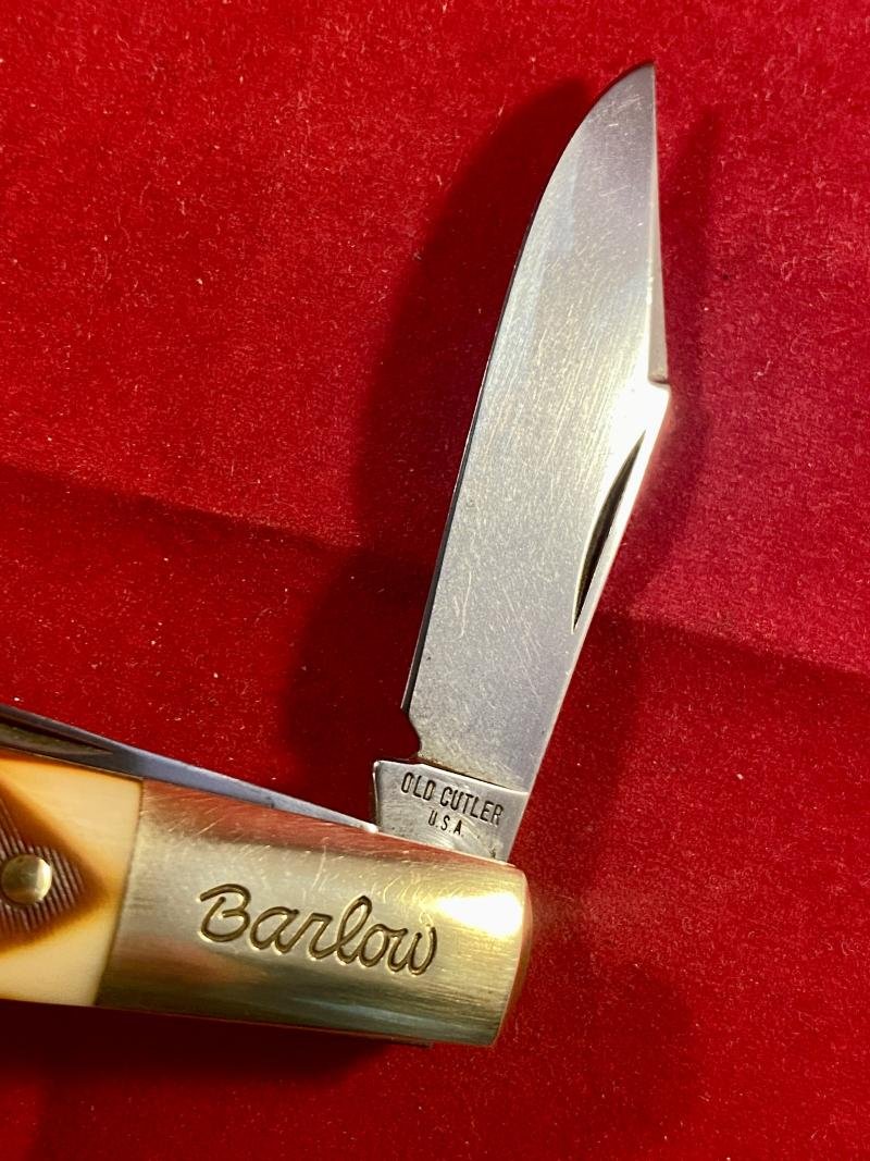Near Mint Vintage – OLD CUTLER U.S.A. - Double Bladed Pocket Knife by Barlow — image 5