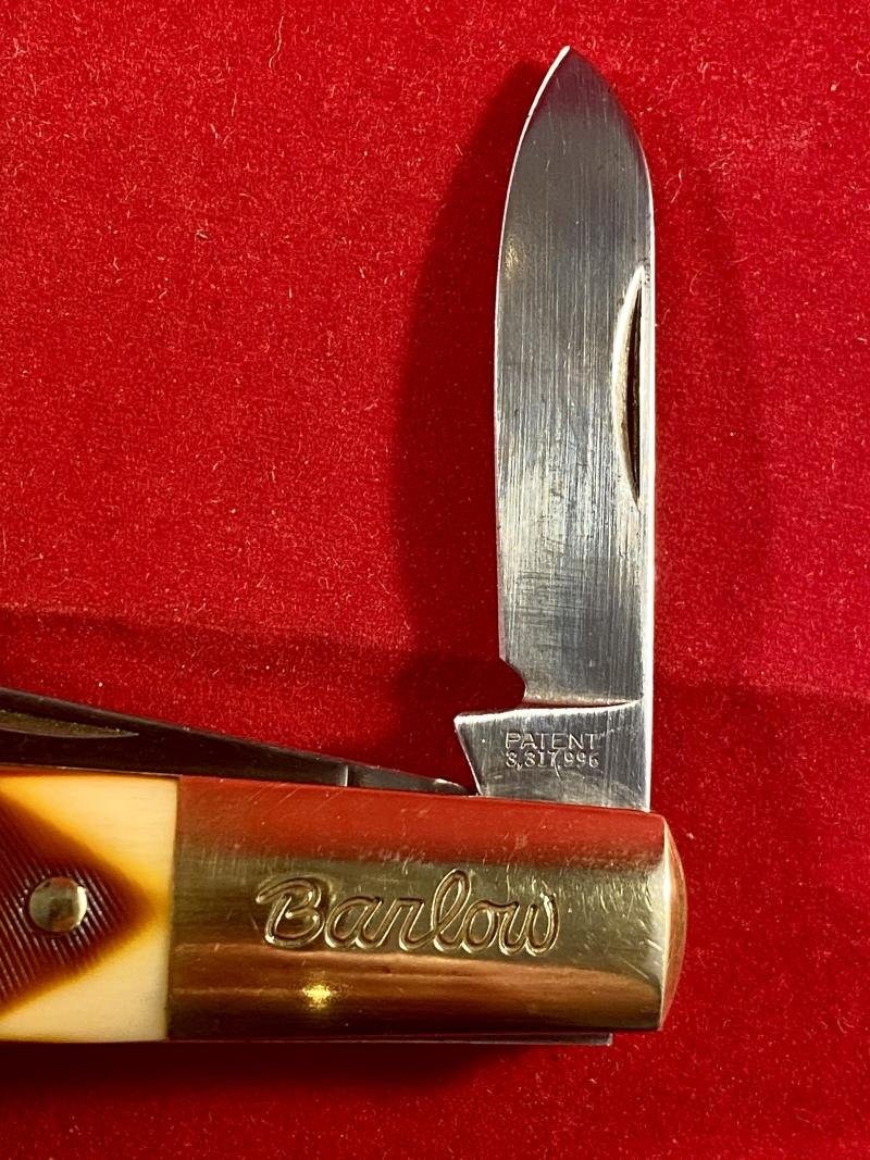 Near Mint Vintage – OLD CUTLER U.S.A. - Double Bladed Pocket Knife by Barlow — image 6