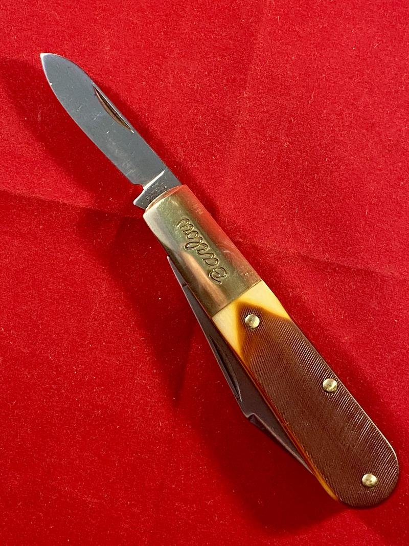 Near Mint Vintage – OLD CUTLER U.S.A. - Double Bladed Pocket Knife by Barlow — image 8