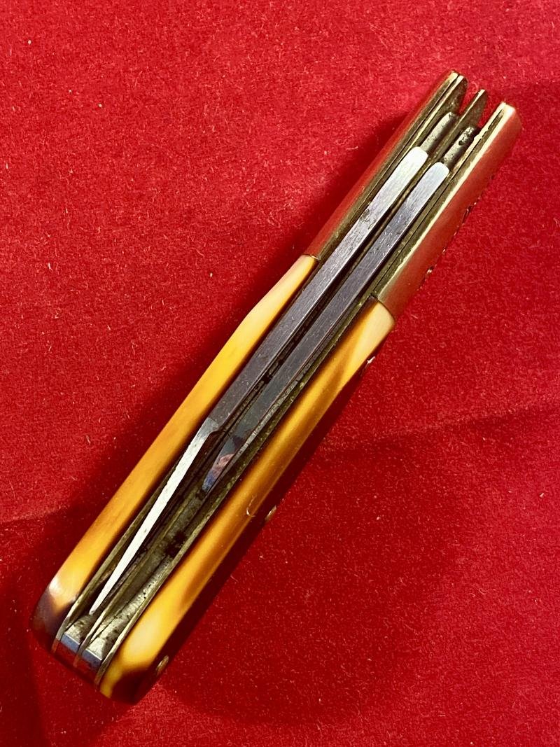 Near Mint Vintage – OLD CUTLER U.S.A. - Double Bladed Pocket Knife by Barlow — image 9