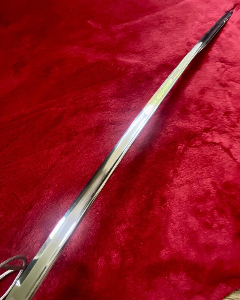 Beautiful Near Mint WW2 Kriegsmarine Officers Sword by Carl Eickhorn with Bullion Dress Knot — image 8