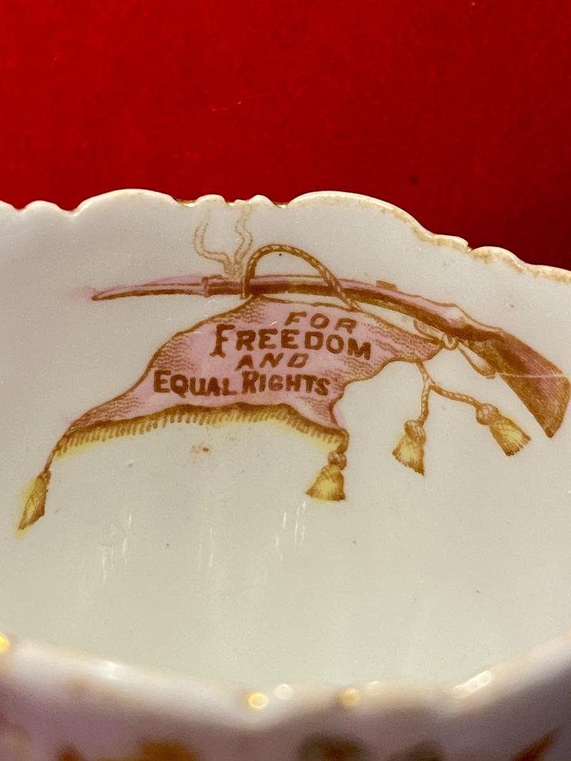 Boer War Commemorative Bone China Cream Jug Depicting Field Marshal Sir George Stuart White by R.H. & S.L. Plant - S.A. Souvenir Ware — image 4