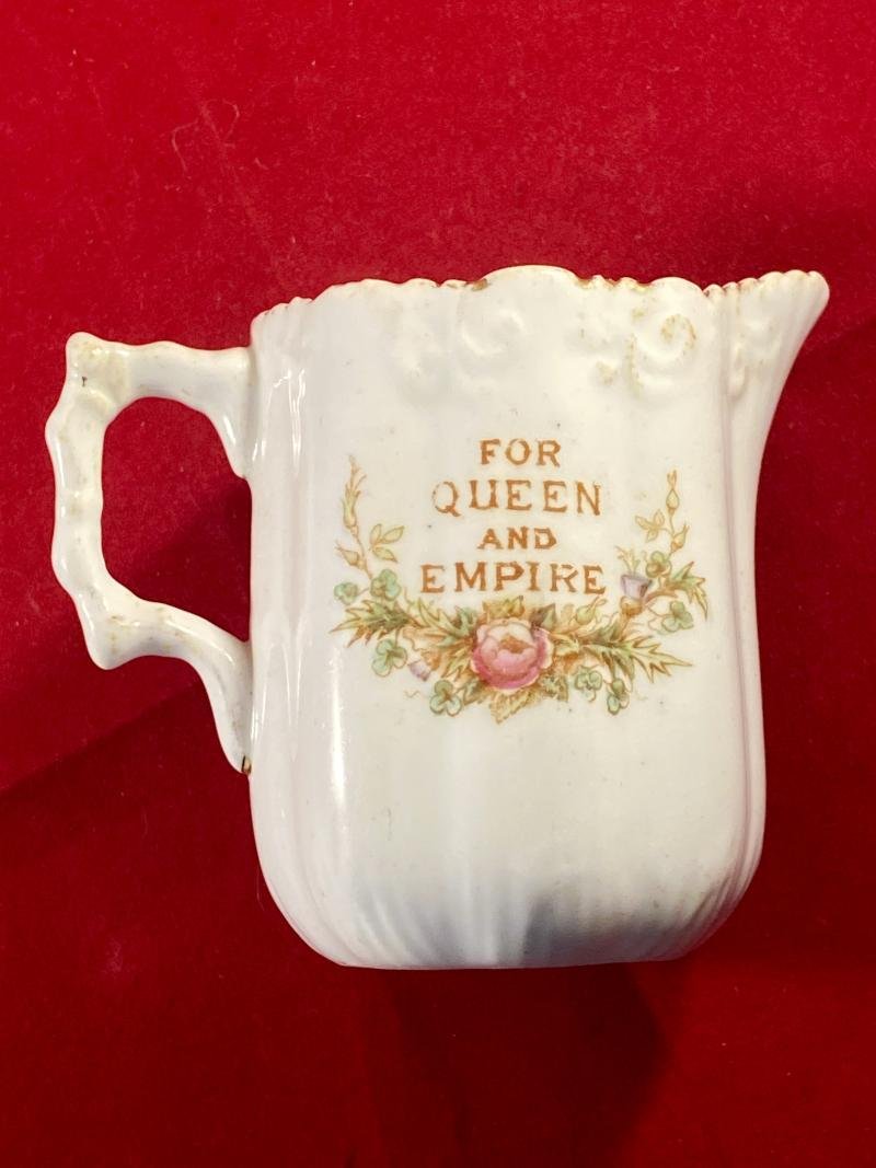 Boer War Commemorative Bone China Cream Jug Depicting Field Marshal Sir George Stuart White by R.H. & S.L. Plant - S.A. Souvenir Ware — image 5
