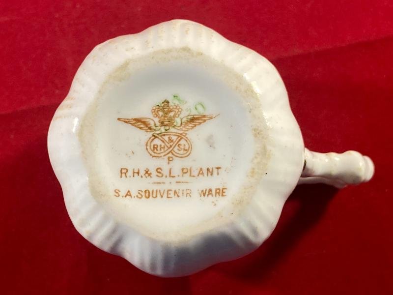 Boer War Commemorative Bone China Cream Jug Depicting Field Marshal Sir George Stuart White by R.H. & S.L. Plant - S.A. Souvenir Ware — image 6