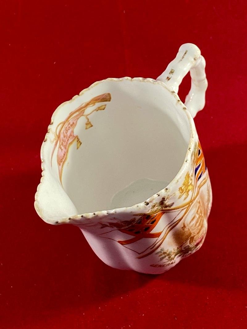 Boer War Commemorative Bone China Cream Jug Depicting Field Marshal Sir George Stuart White by R.H. & S.L. Plant - S.A. Souvenir Ware — image 8