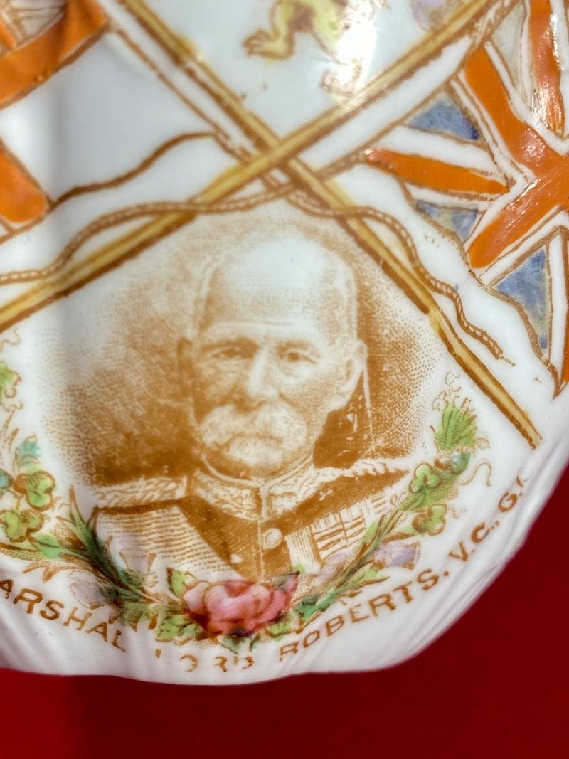 Boer War Commemorative Bone China Sugar Bowl Depicting General Sir Field Marshal Lord Roberts by R.H. & S.L. Plant - S.A. Souvenir Ware — image 10
