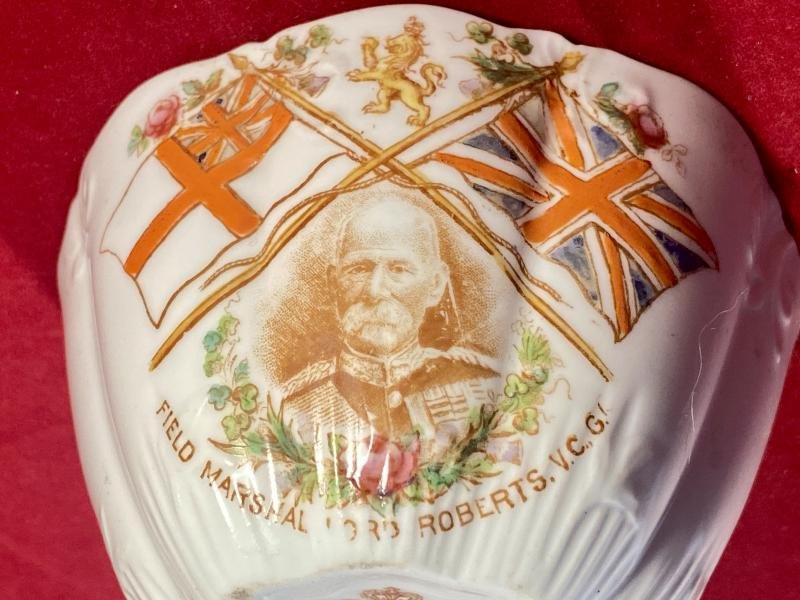 Boer War Commemorative Bone China Sugar Bowl Depicting General Sir Field Marshal Lord Roberts by R.H. & S.L. Plant - S.A. Souvenir Ware — image 3