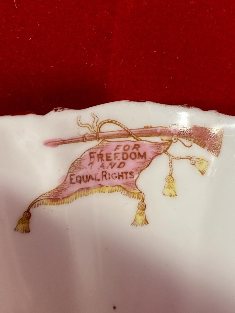 Boer War Commemorative Bone China Sugar Bowl Depicting General Sir Field Marshal Lord Roberts by R.H. & S.L. Plant - S.A. Souvenir Ware — image 4