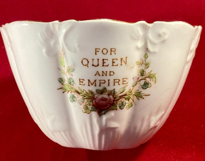 Boer War Commemorative Bone China Sugar Bowl Depicting General Sir Field Marshal Lord Roberts by R.H. & S.L. Plant - S.A. Souvenir Ware — image 5