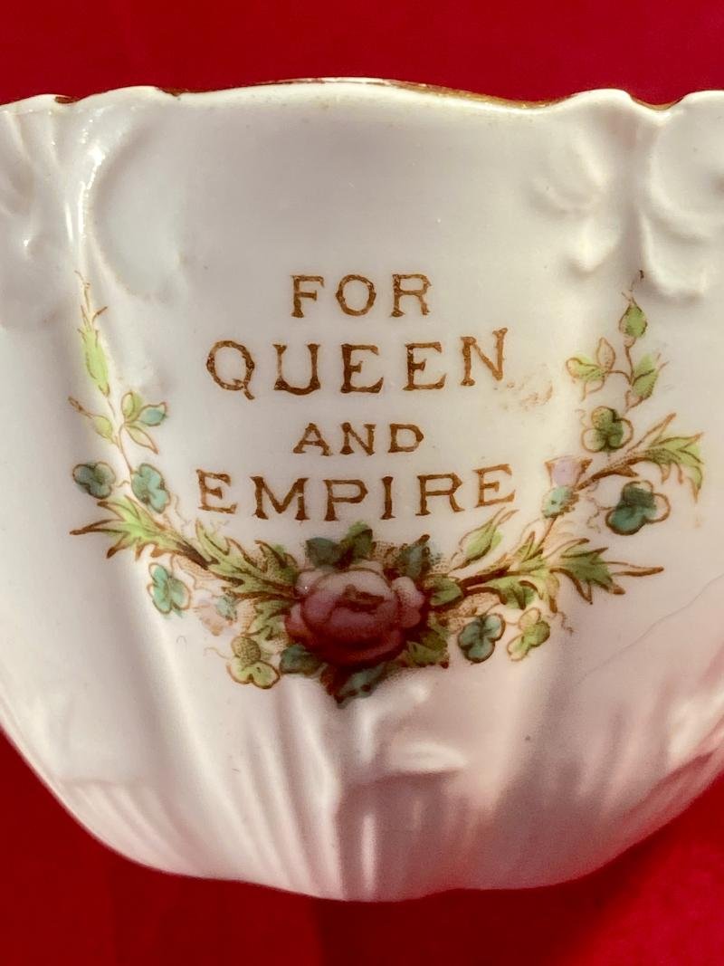 Boer War Commemorative Bone China Sugar Bowl Depicting General Sir Field Marshal Lord Roberts by R.H. & S.L. Plant - S.A. Souvenir Ware — image 6
