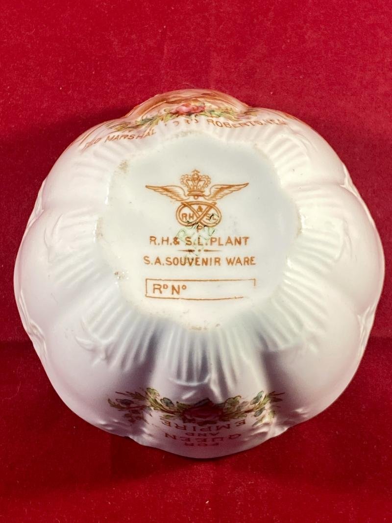 Boer War Commemorative Bone China Sugar Bowl Depicting General Sir Field Marshal Lord Roberts by R.H. & S.L. Plant - S.A. Souvenir Ware — image 7