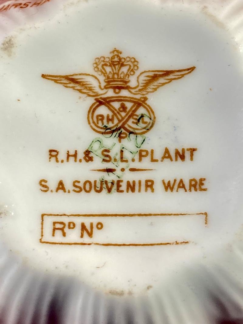 Boer War Commemorative Bone China Sugar Bowl Depicting General Sir Field Marshal Lord Roberts by R.H. & S.L. Plant - S.A. Souvenir Ware — image 8