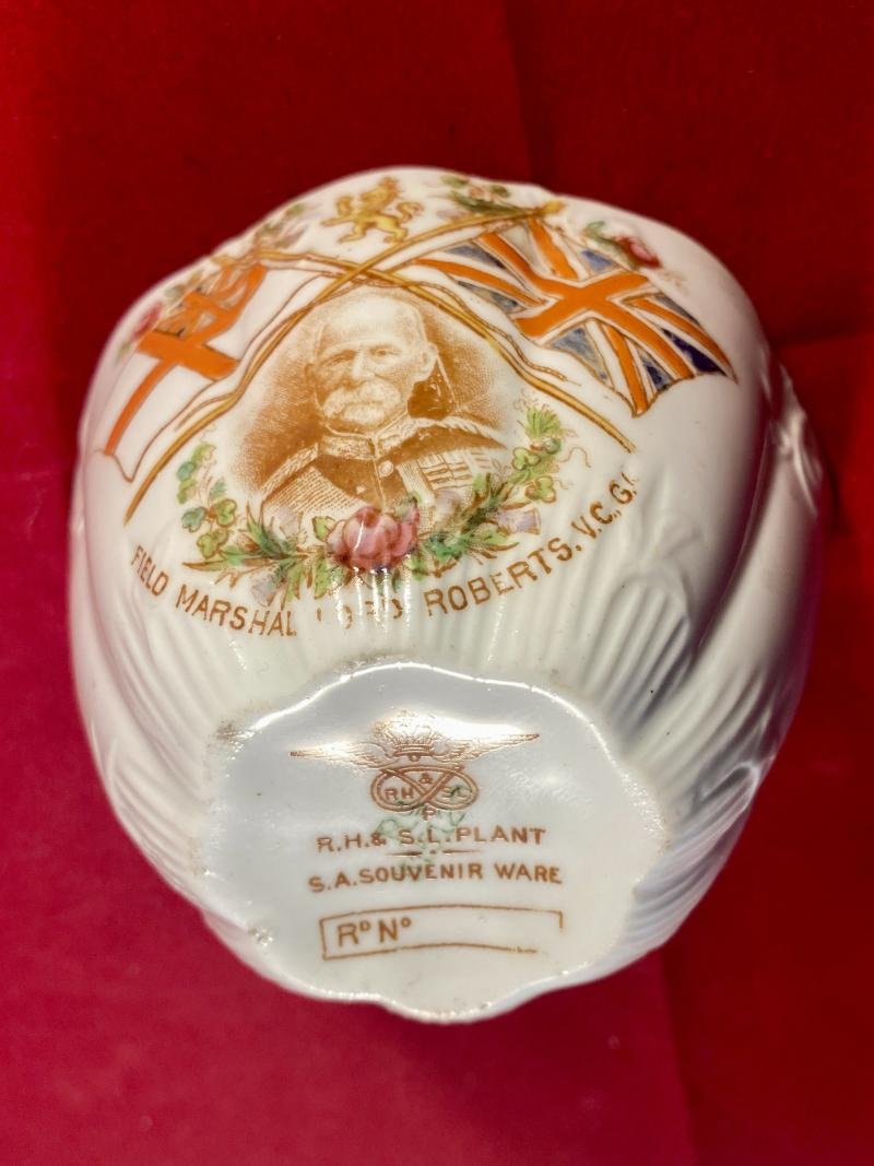 Boer War Commemorative Bone China Sugar Bowl Depicting General Sir Field Marshal Lord Roberts by R.H. & S.L. Plant - S.A. Souvenir Ware — image 9